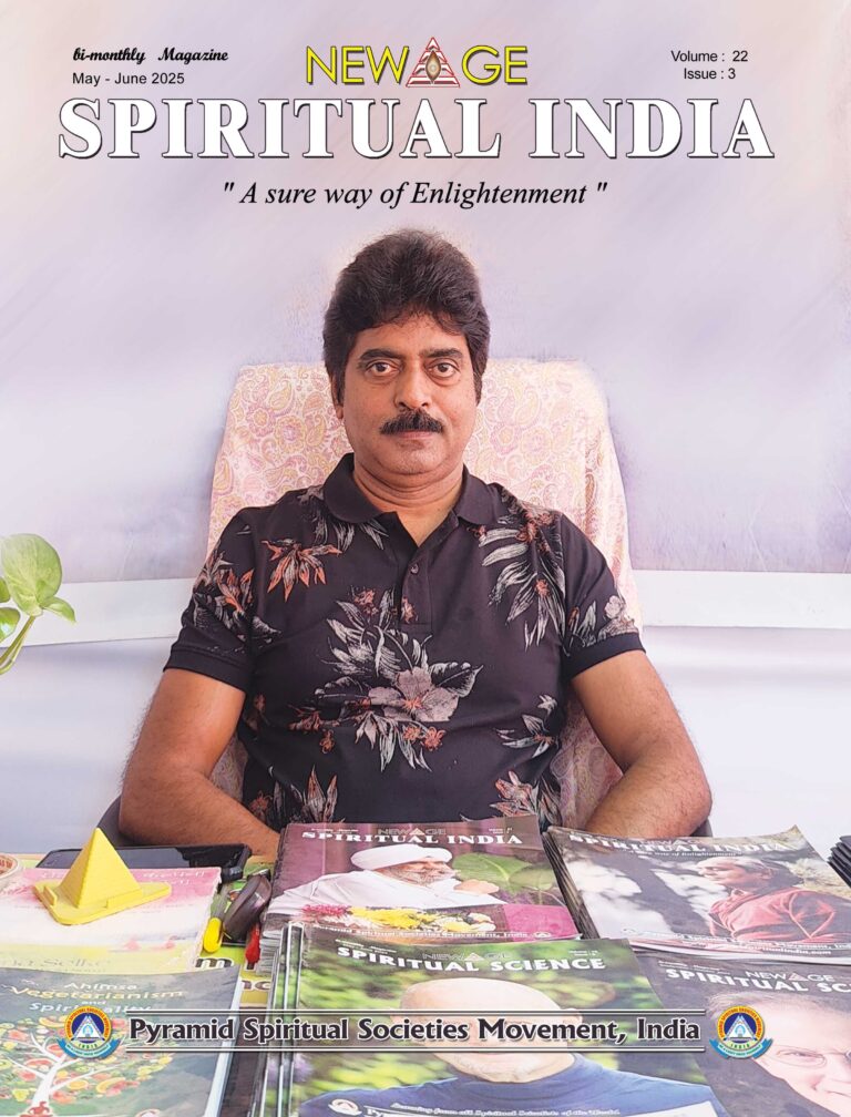 Spiritual India May June 2025 Venu Gopal Reddy Magazine